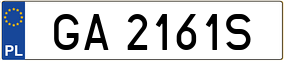 Truck License Plate